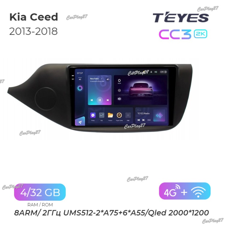 Магнитола штатная Kia Ceed 2013