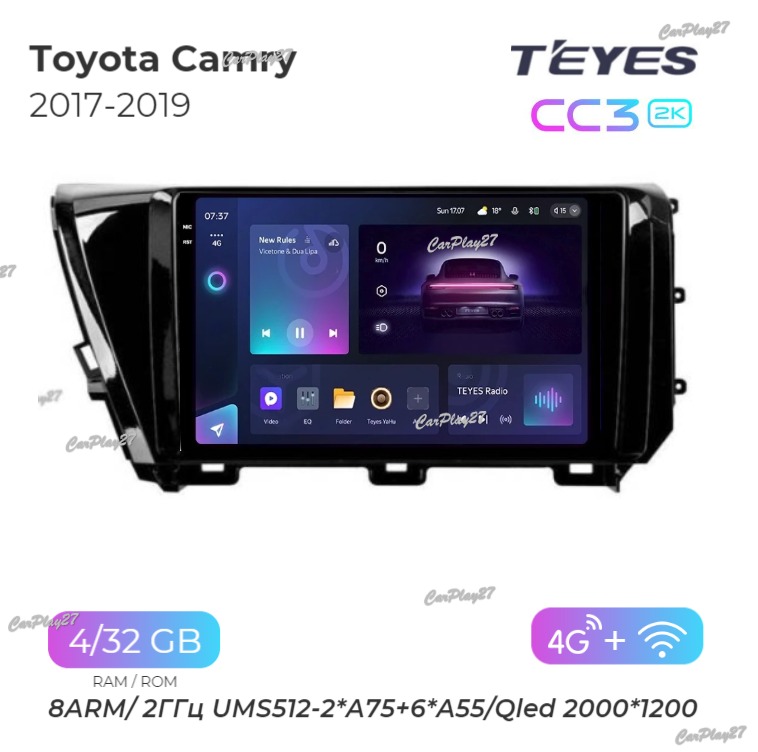 Магнитола штатная Toyota Camry 2017
