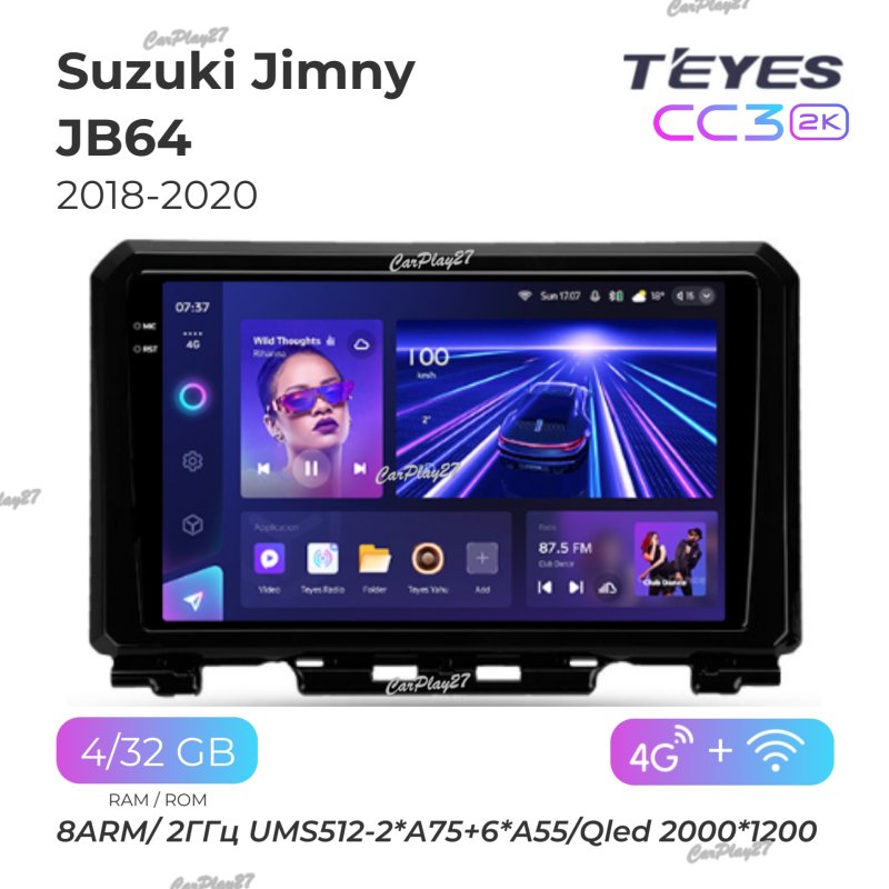 Магнитола штатная Suzuki Jimny 2018