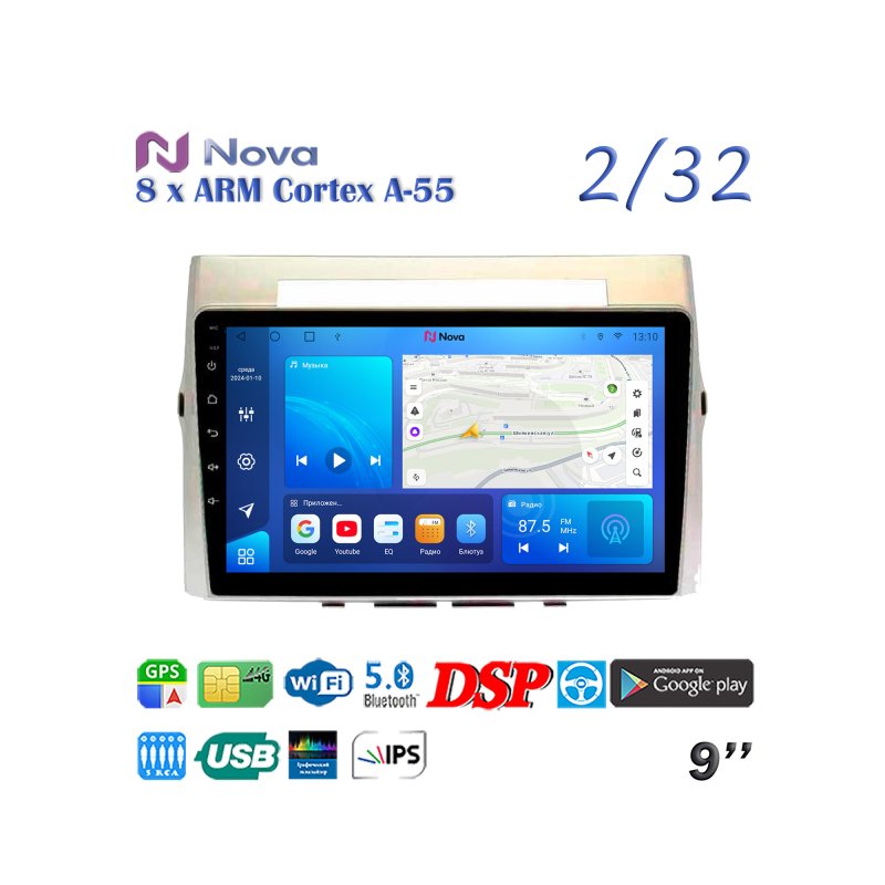 Магнитола штатная Toyota Verso 2004