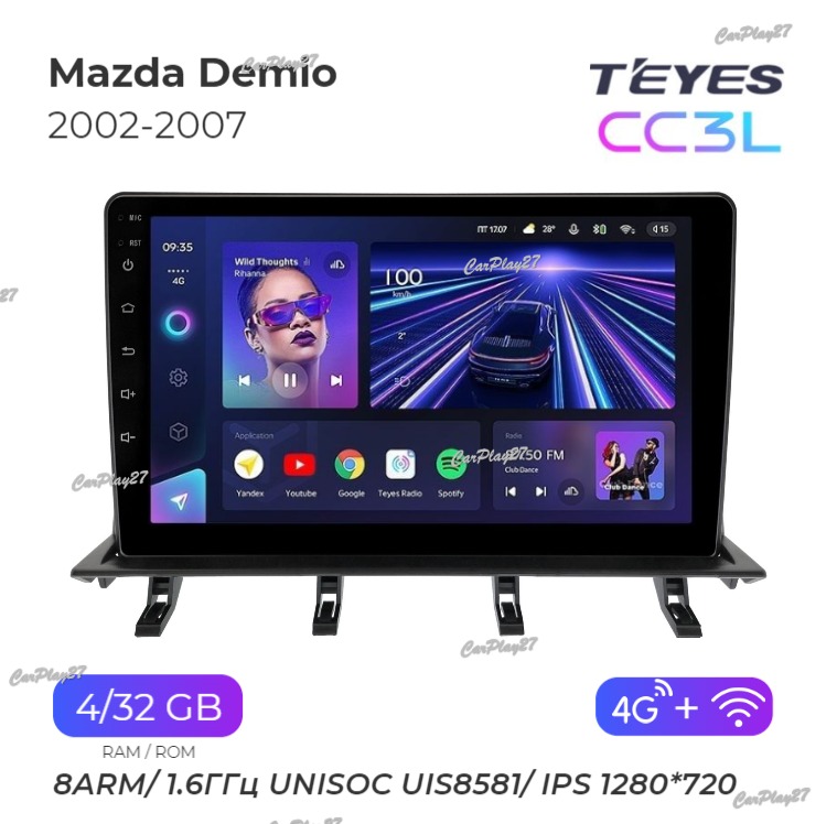 Магнитола штатная Mazda Demio 2002