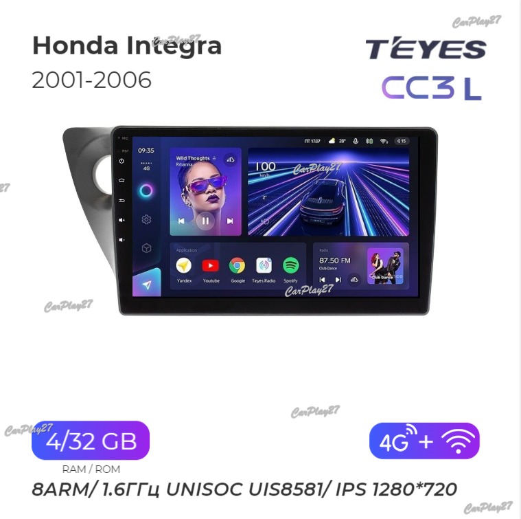 Магнитола штатная Honda Integra 2001