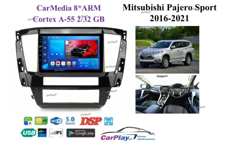 Магнитола штатная Mitsubishi Pajero Sport 2016