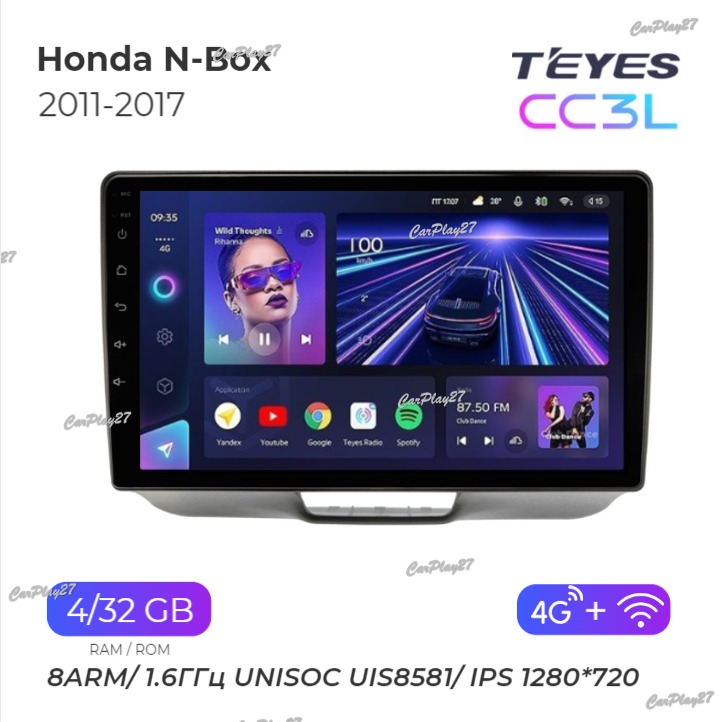 Магнитола штатная Honda N-Box 2011