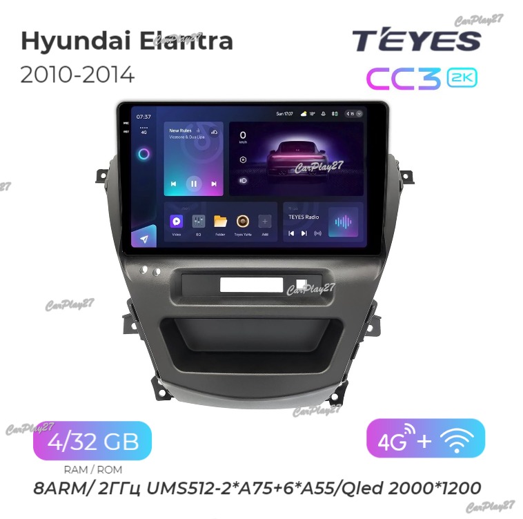 Магнитола штатная Hyundai Elantra 2010