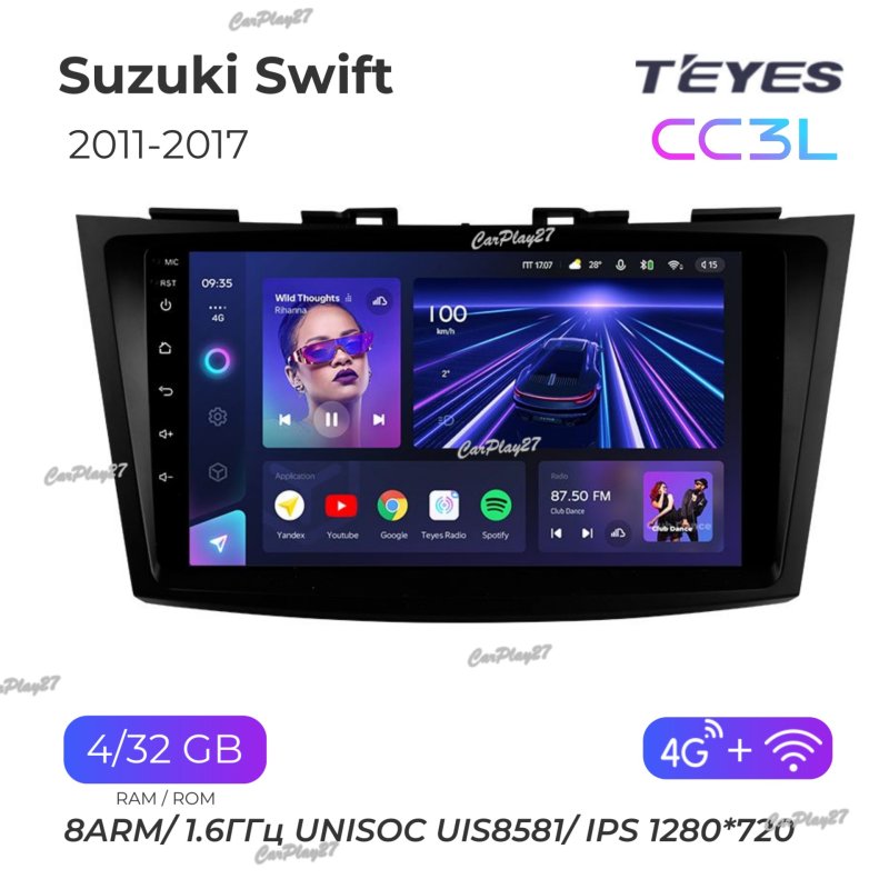 Магнитола штатная Suzuki Swift 2011