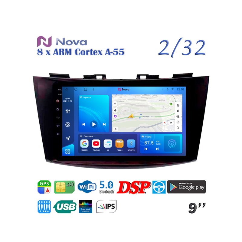 Магнитола штатная Suzuki Swift 2010