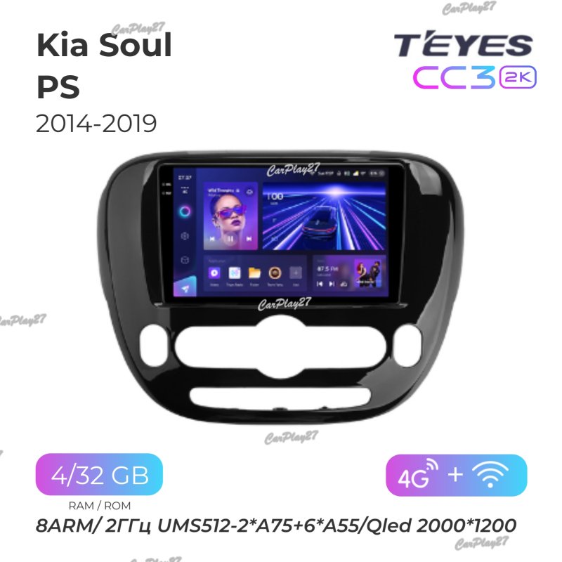 Магнитола штатная Kia Soul 2014