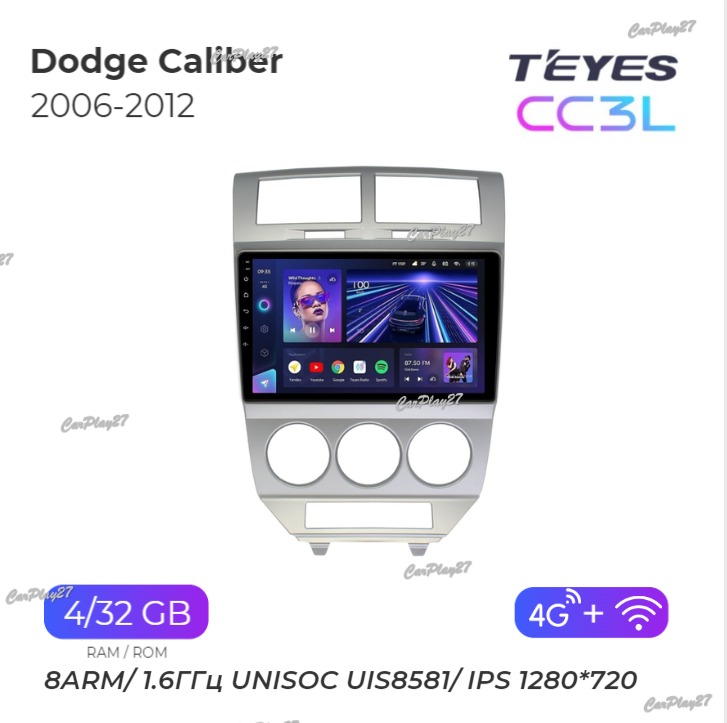 Магнитола штатная Dodge Caliber 2006