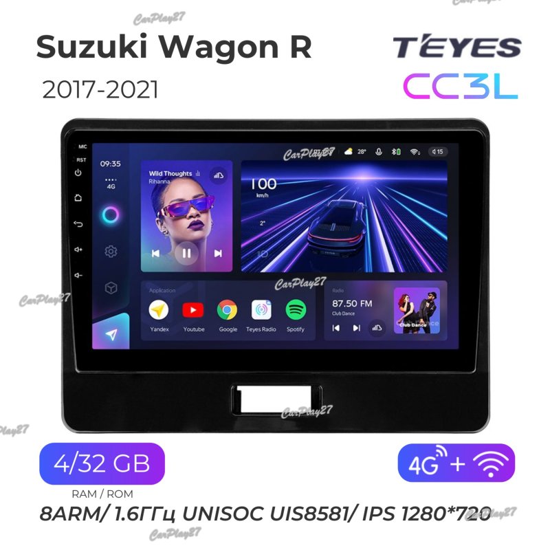 Магнитола штатная Suzuki Wagon R 2017
