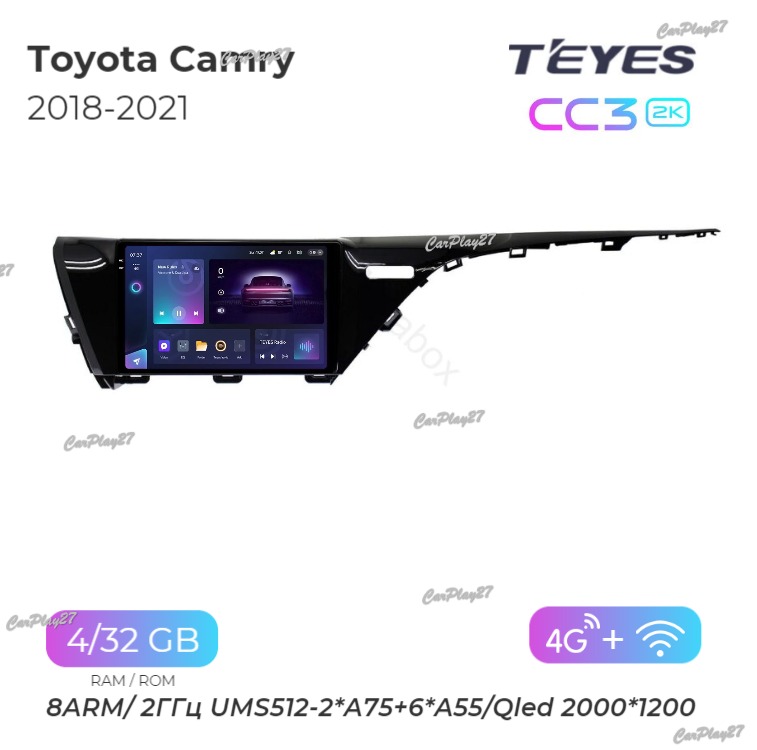 Магнитола штатная Toyota Camry 2018