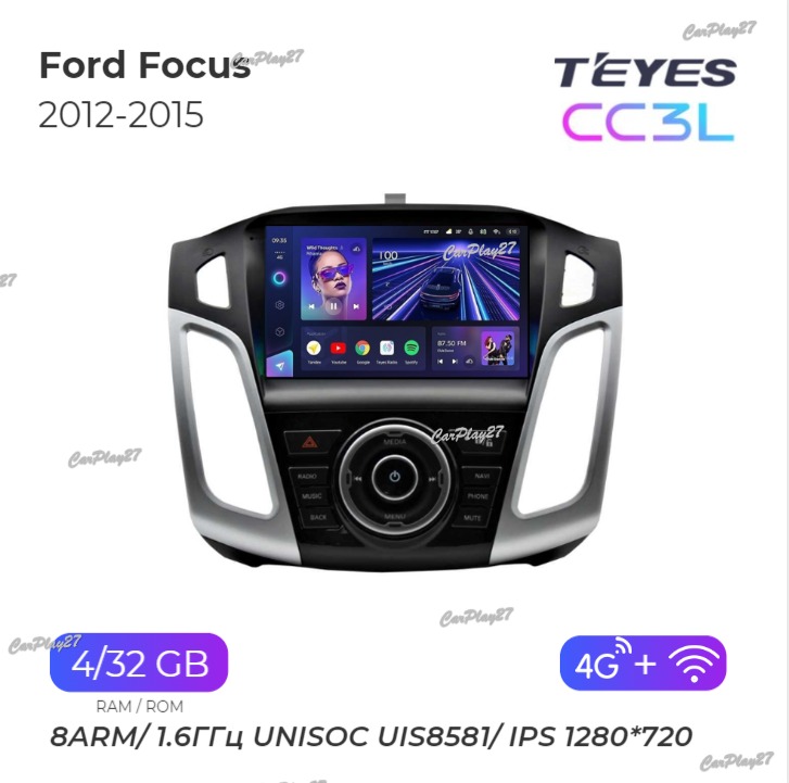 Магнитола штатная Ford Focus 2012