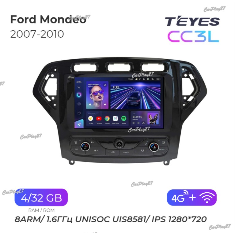 Магнитола штатная Ford Mondeo 2007