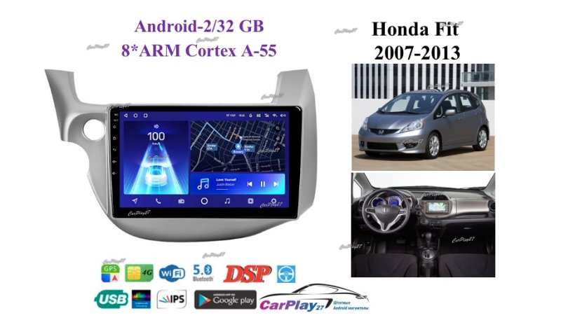 Магнитола штатная Honda Fit 2007