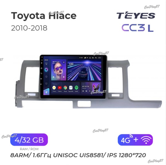Магнитола штатная Toyota Hiace 2010