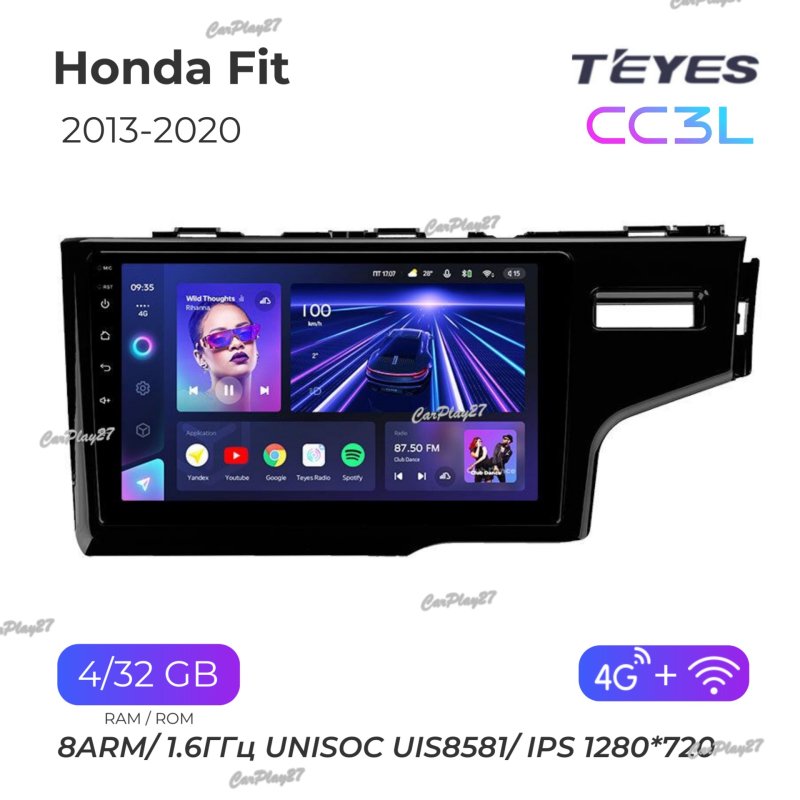 Магнитола штатная Honda Fit 2013
