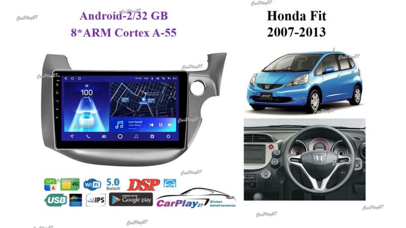 Магнитола штатная Honda Fit 2007