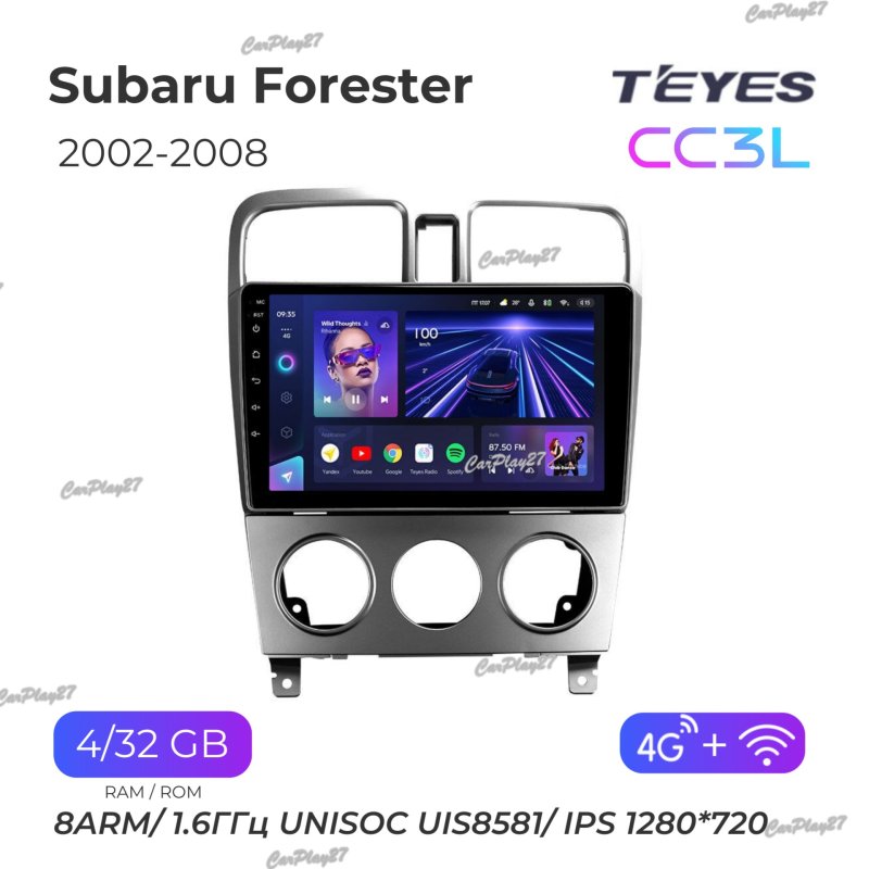 Магнитола штатная Subaru Forester 2002