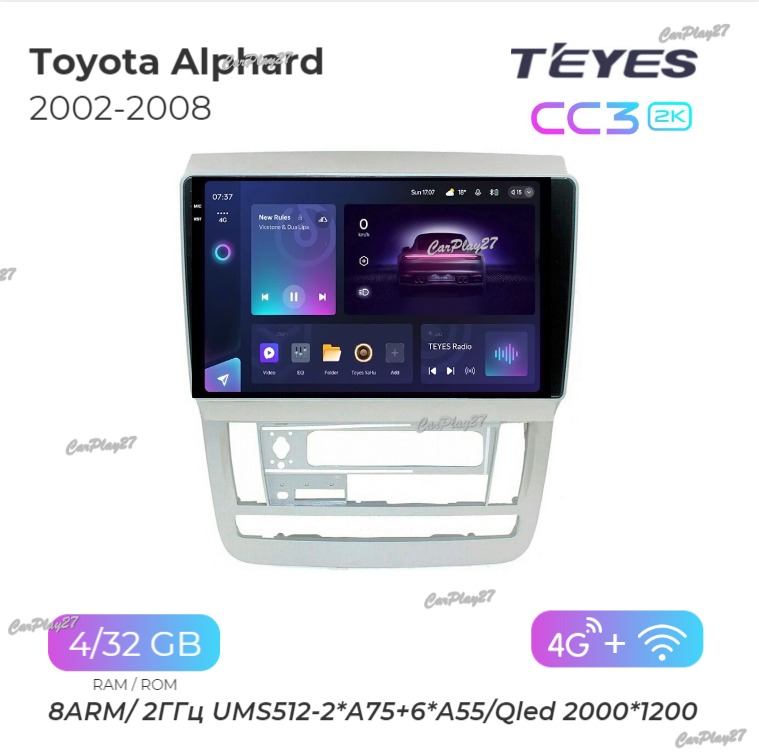 Магнитола штатная Toyota Alphard 2002