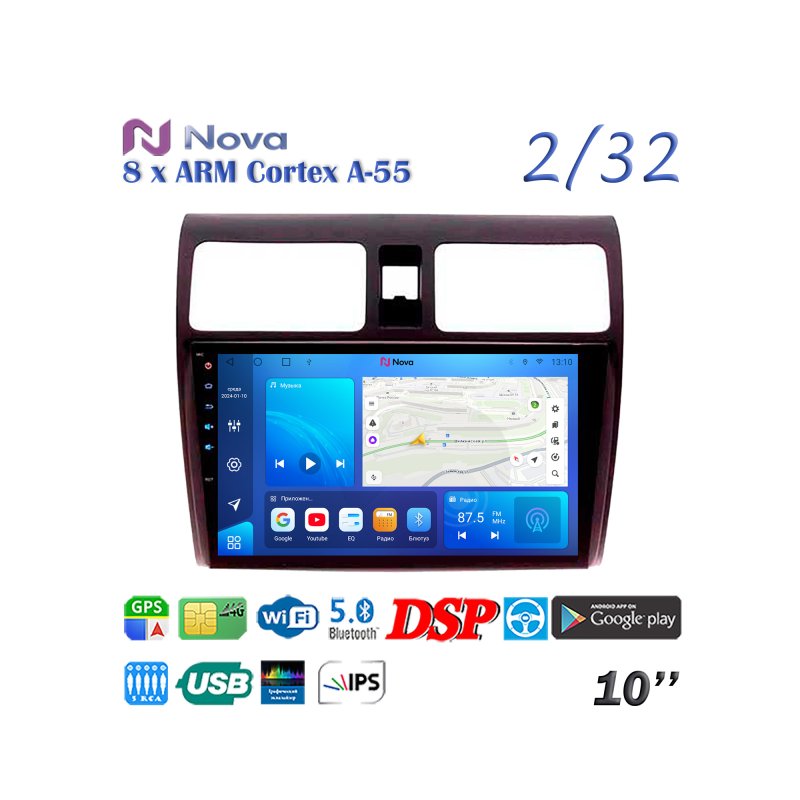 Магнитола штатная Suzuki Swift 2004