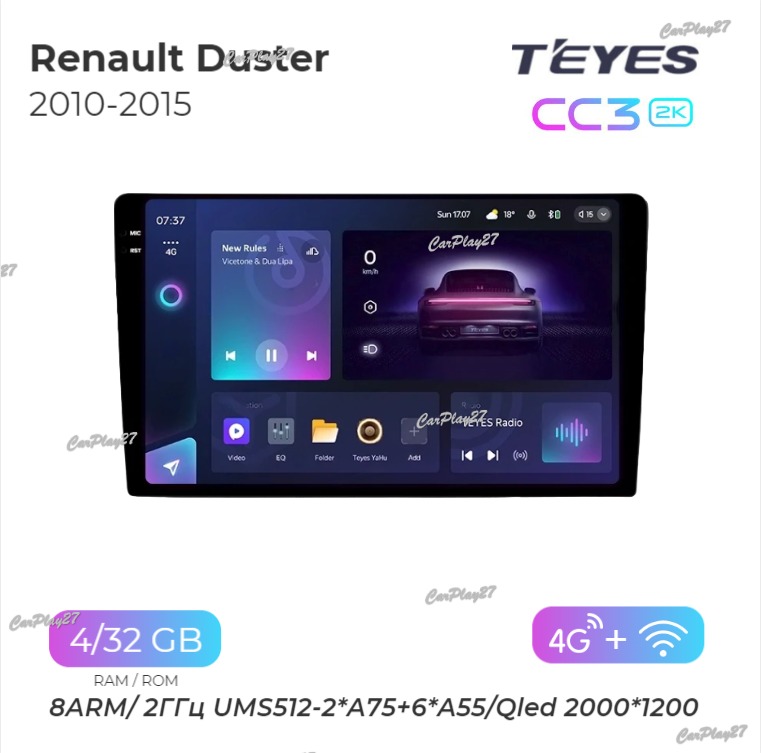 Магнитола штатная Renault Duster 2010