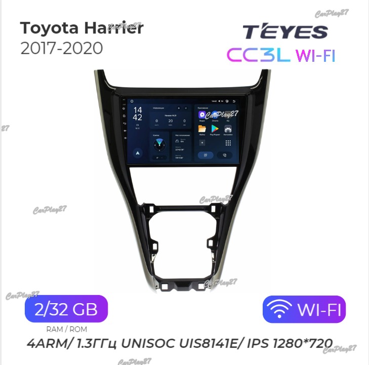 Магнитола штатная Toyota Harrier 2017