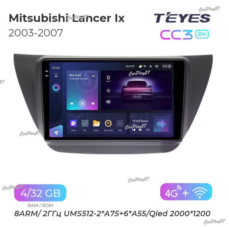 Магнитола штатная Mitsubishi Lancer IX 2003