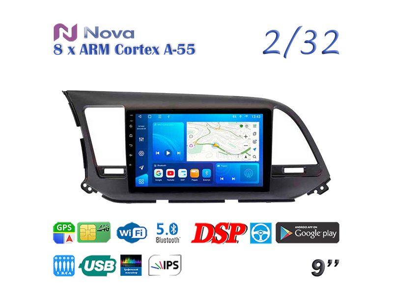 Магнитола штатная Hyundai Elantra 2015