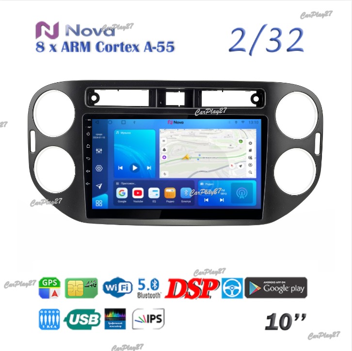 Магнитола штатная Volkswagen Tiguan 2010