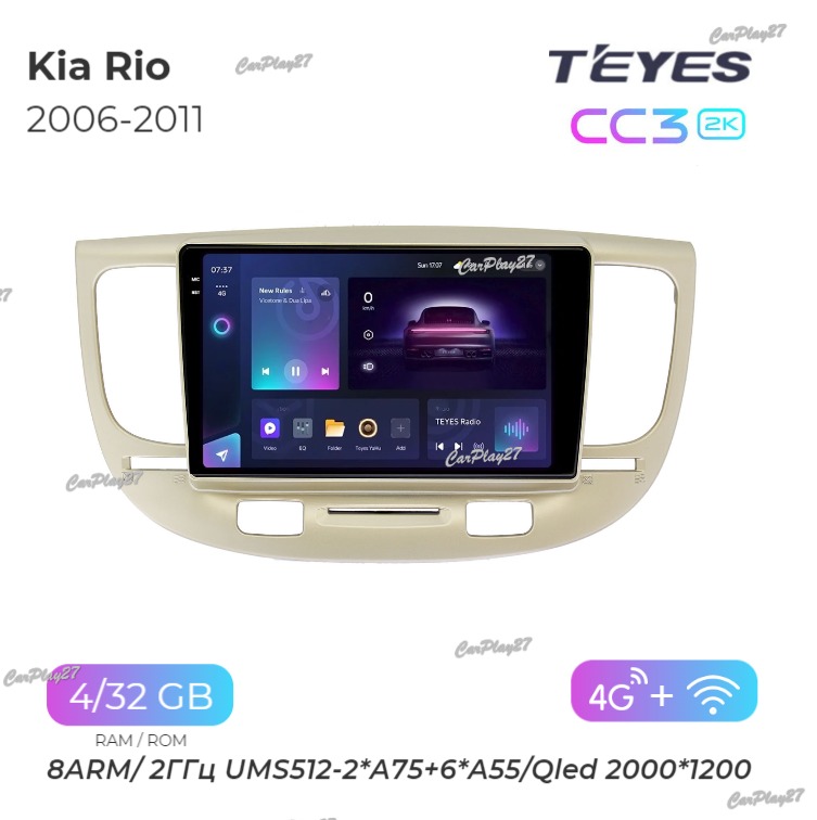 Магнитола штатная Kia Rio 2006