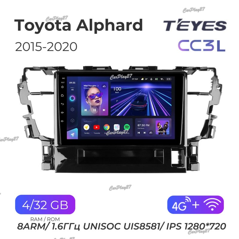 Магнитола штатная Toyota Alphard 2015