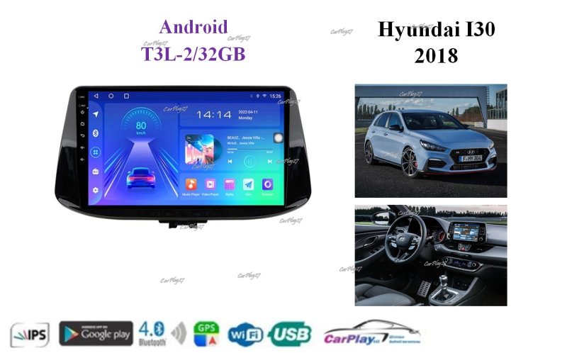 Магнитола штатная Hyundai i30 2018