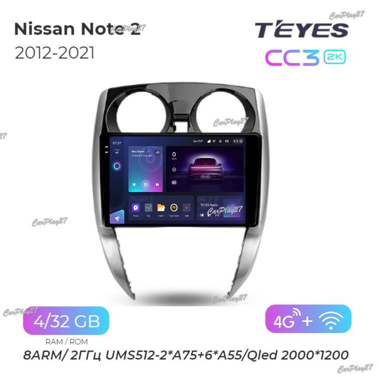 Магнитола штатная Nissan Note 2 2012