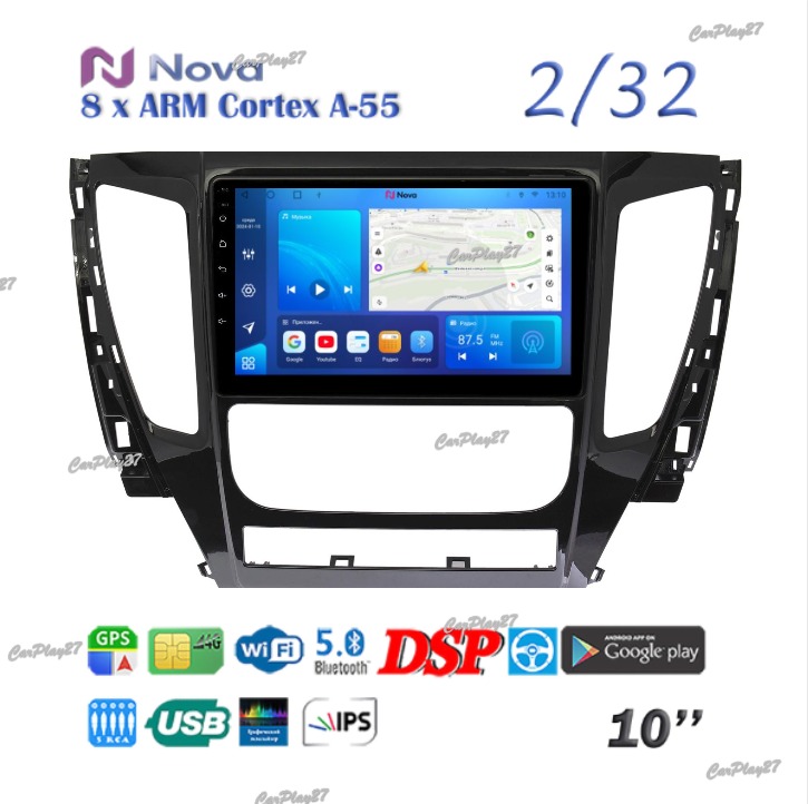 Магнитола штатная Mitsubishi Pajero Sport 2015