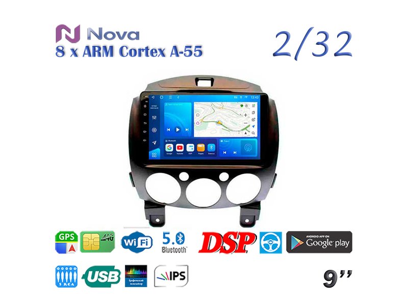 Магнитола штатная Mazda Demio 2007