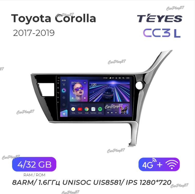 Магнитола штатная Toyota Corolla 2017