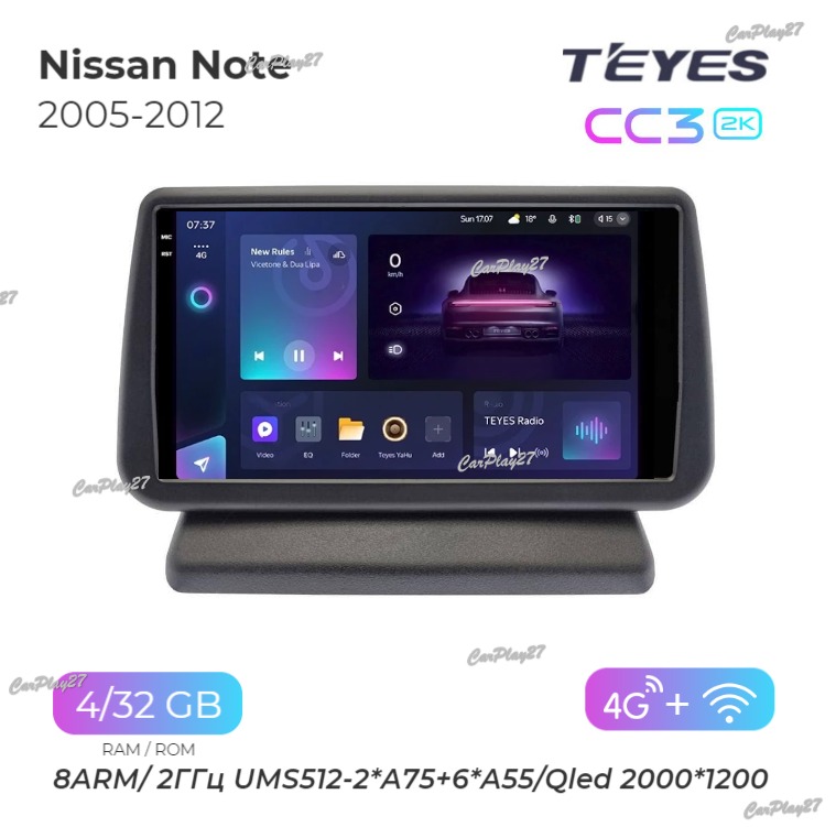 Магнитола штатная Nissan Note 2005