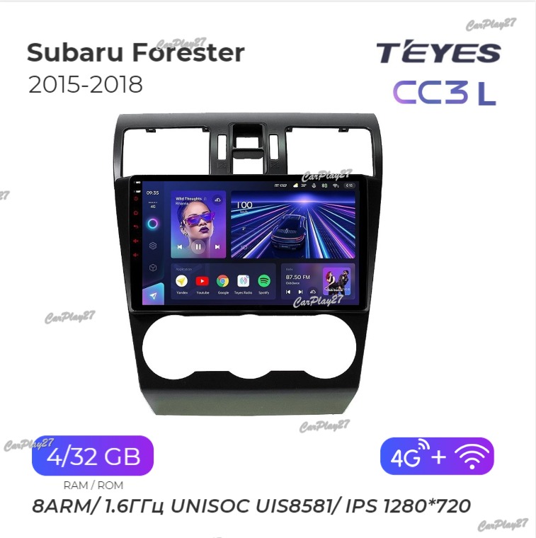 Магнитола штатная Subaru Forester 2012