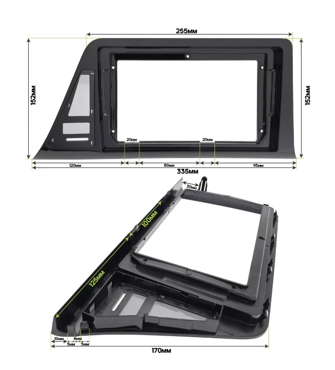 Переходная рамка магнитолы