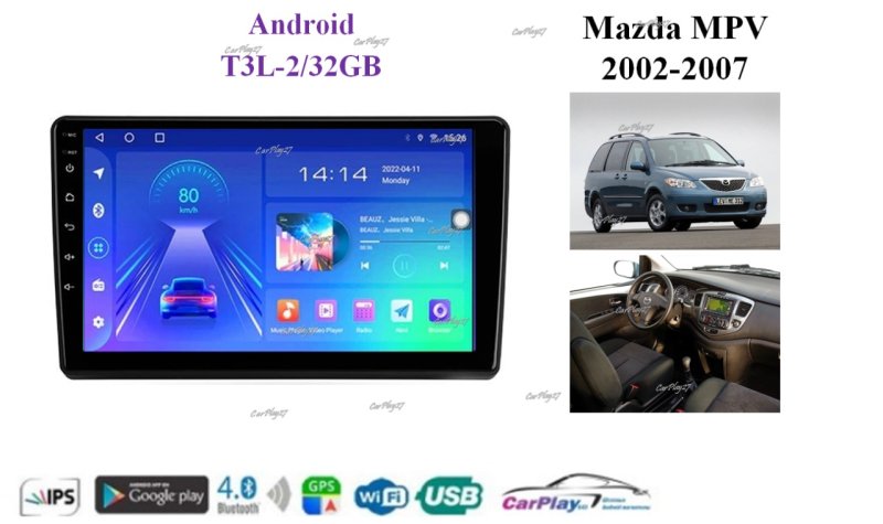 Магнитола штатная Mazda MPV 2002