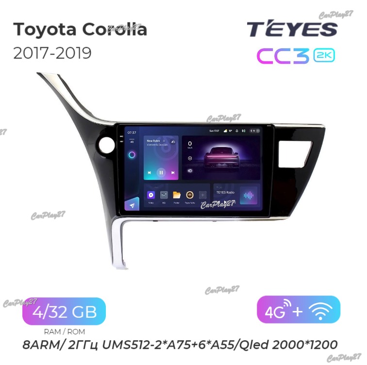 Магнитола штатная Toyota Corolla 2017