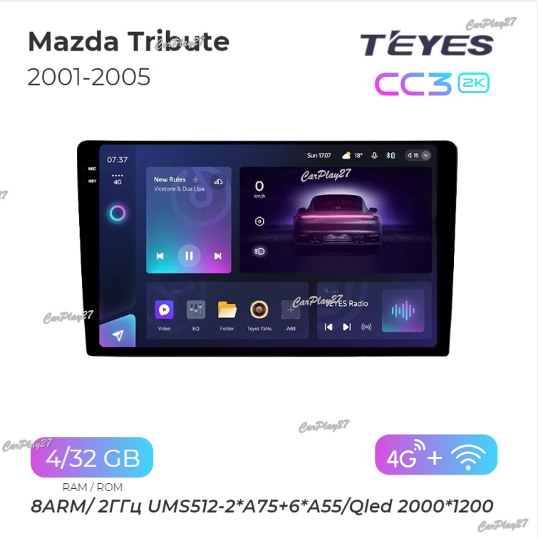 Магнитола штатная Mazda Tribute 2001