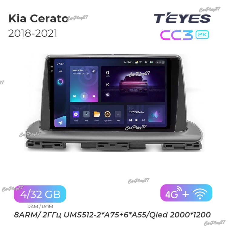 Магнитола штатная Kia Cerato 2018