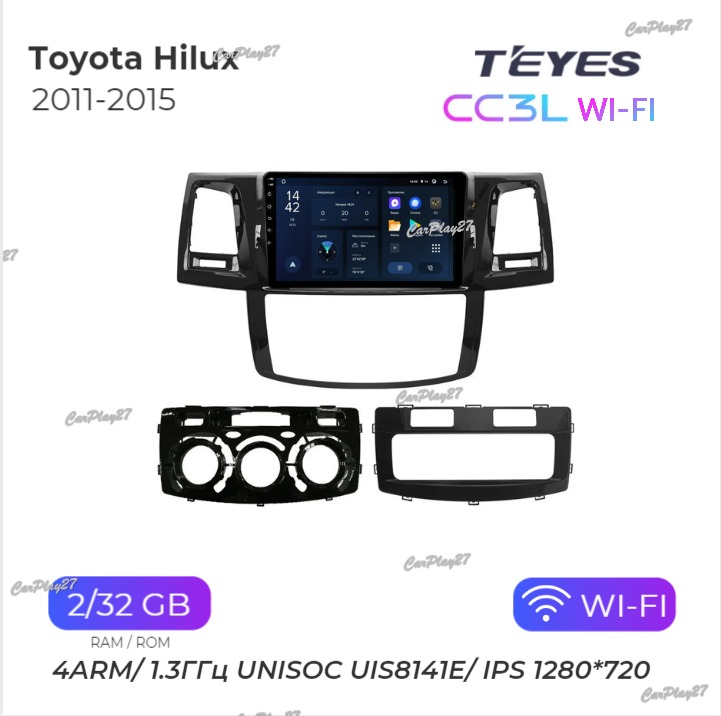 Магнитола штатная Toyota Hilux 2011