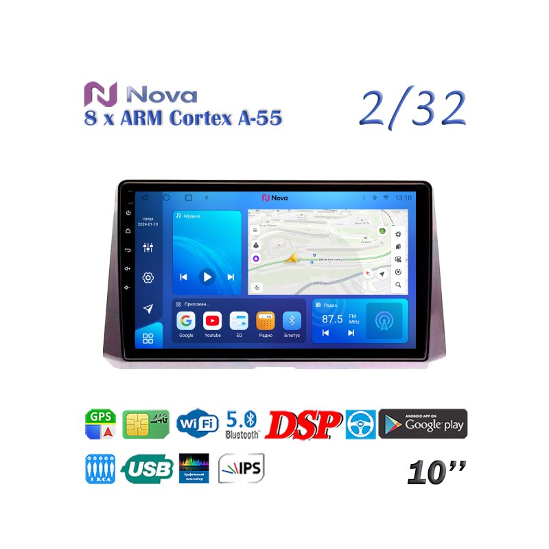 Магнитола штатная Toyota Corolla 2018