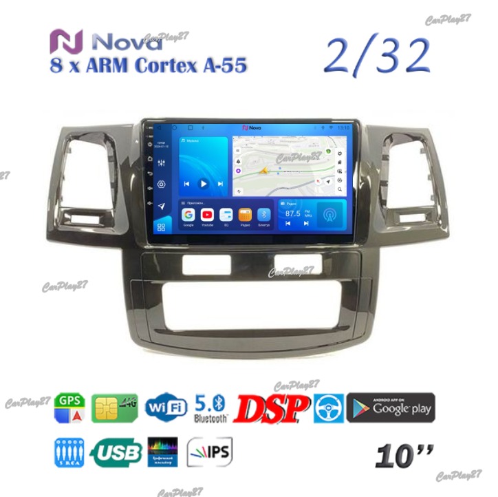 Магнитола штатная Toyota Hilux 2011