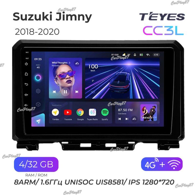 Магнитола штатная Suzuki Jimny 2018