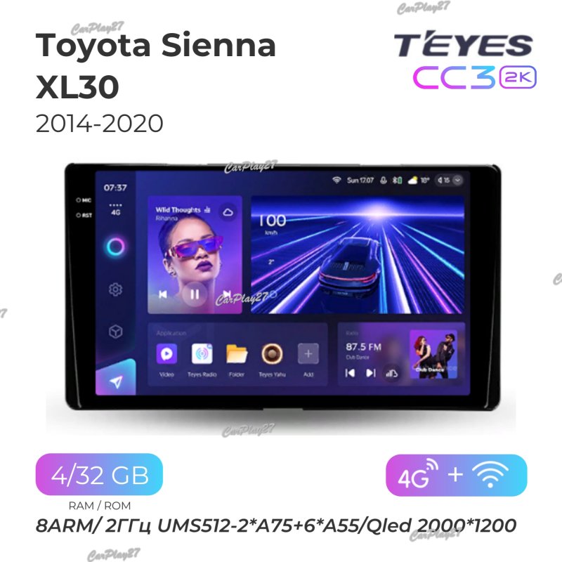 Магнитола штатная Toyota Noah 2014