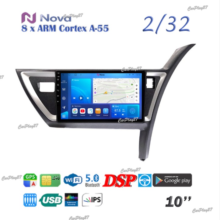 Магнитола штатная Toyota Auris 2012