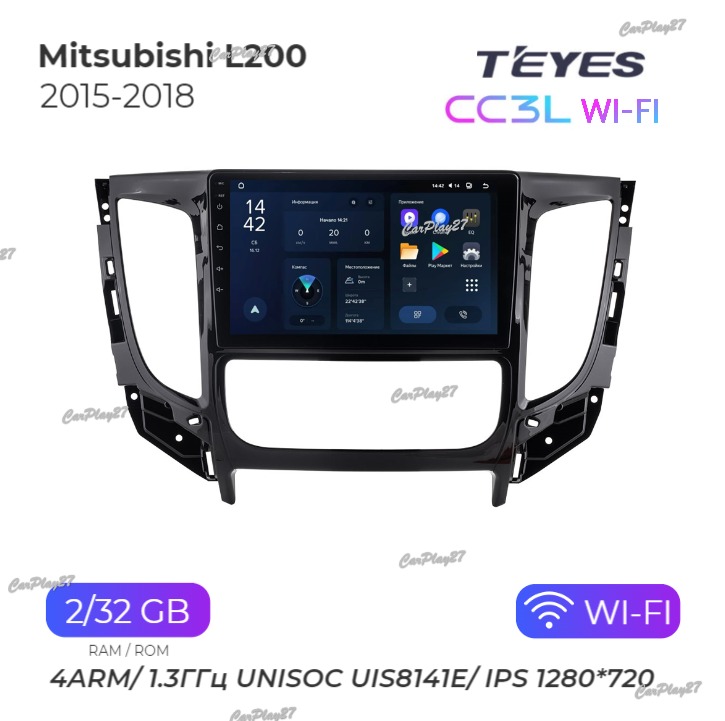 Магнитола штатная Mitsubishi L200 2015